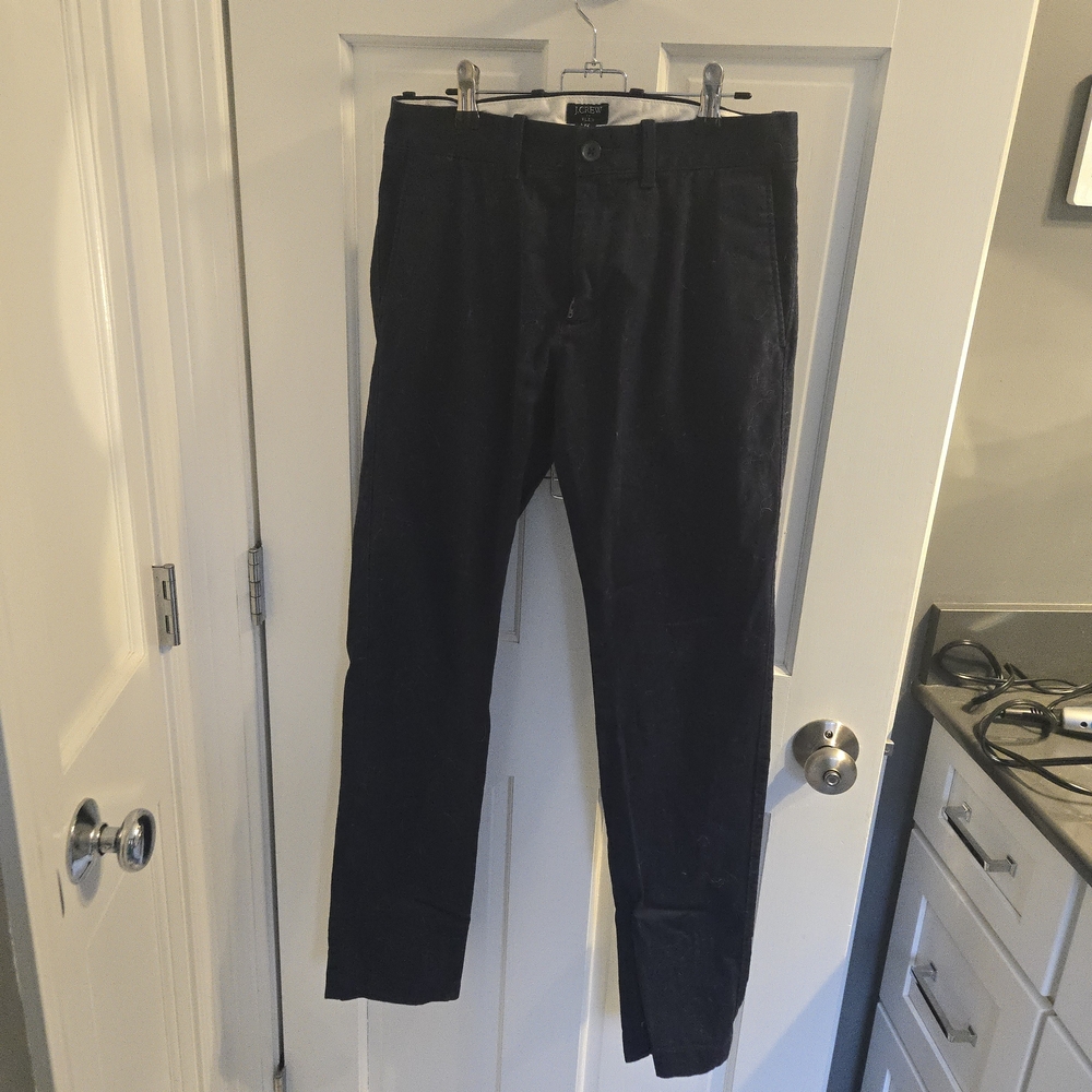 J. Crew Navy Flex Trousers W28 L32
